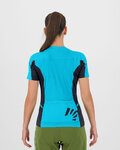 KARPOS Koszulka kolarska z krótkim rękawem - PRALONGIA EVO W - niebieski