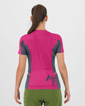 KARPOS Koszulka kolarska z krótkim rękawem - PRALONGIA EVO W - różowy