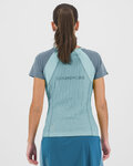 KARPOS Kolarska koszulka z krótkim rękawem - LAVAREDO EVO W - niebieski/szary