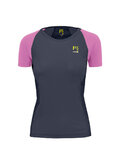 KARPOS Kolarska koszulka z krótkim rękawem - LAVAREDO EVO W - czarny/różowy