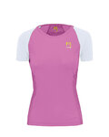 KARPOS Kolarska koszulka z krótkim rękawem - LAVAREDO EVO W - różowy/biały