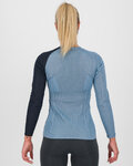 KARPOS Kolarska koszulka z długim rękawem - DINAMICO OCTA W - niebieski