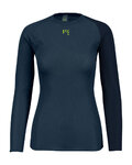 KARPOS Kolarska koszulka z długim rękawem - DINAMICO OCTA W - niebieski
