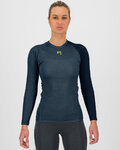 KARPOS Kolarska koszulka z długim rękawem - DINAMICO OCTA W - niebieski