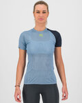KARPOS Kolarska koszulka z krótkim rękawem - DINAMICO OCTA W - niebieski
