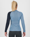 KARPOS Kolarska koszulka z długim rękawem - DINAMICO OCTA W - niebieski