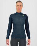 KARPOS Kolarska koszulka z długim rękawem - DINAMICO OCTA W - niebieski