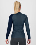 KARPOS Kolarska koszulka z długim rękawem - DINAMICO OCTA W - niebieski