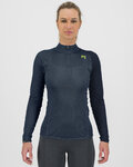 KARPOS Kolarska koszulka z długim rękawem - DINAMICO OCTA W - niebieski