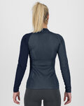 KARPOS Kolarska koszulka z długim rękawem - DINAMICO OCTA W - niebieski