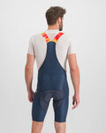 SPORTFUL Krótkie spodnie kolarskie z szelkami - PETER SAGAN BODYFIT CLASSIC - niebieski