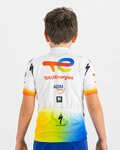 SPORTFUL Koszulka kolarska z krótkim rękawem - TOTAL ENERGIES KIDS - biały/kolorowy