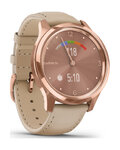 GARMIN smartwatch - VIVOMOVE LUXE 18K ROSE GOLD - różowy/złoty/beżowy