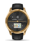 GARMIN smartwatch - VIVOMOVE LUXE 24K GOLD - czarny/złoty