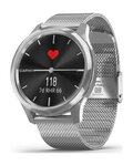 GARMIN smartwatch - VIVOMOVE LUXE - srebrny