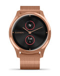 GARMIN smartwatch - VIVOMOVE LUXE 18K ROSE GOLD - różowy/złoty