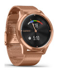 GARMIN smartwatch - VIVOMOVE LUXE 18K ROSE GOLD - różowy/złoty