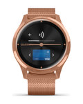 GARMIN smartwatch - VIVOMOVE LUXE 18K ROSE GOLD - różowy/złoty