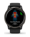 GARMIN smartwatch - VENU 2 - czarny