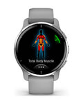 GARMIN smartwatch - VENU 2 PLUS - szary/srebrny