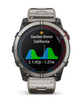 GARMIN smartwatch - QUATIX 7X - srebrny