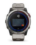 GARMIN smartwatch - QUATIX 7X - srebrny