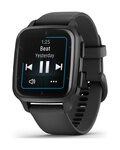 GARMIN smartwatch - VENU SQ 2 MUSIC - czarny