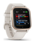 GARMIN smartwatch - VENU SQ 2 MUSIC - kość słoniowa