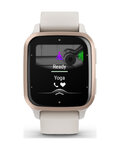GARMIN smartwatch - VENU SQ 2 MUSIC - kość słoniowa
