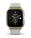 GARMIN smartwatch - VENU SQ 2 MUSIC - szary/złoty
