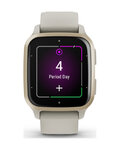 GARMIN smartwatch - VENU SQ 2 MUSIC - szary/złoty
