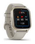 GARMIN smartwatch - VENU SQ 2 MUSIC - szary/złoty