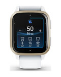 GARMIN smartwatch - VENU SQ 2 MUSIC - złoty/biały