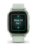 GARMIN smartwatch - VENU SQ 2 MUSIC - jasnozielony