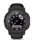 GARMIN smartwatch - INSTINCT CROSSOVER SOLAR TACTICAL EDITION - czarny