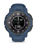 GARMIN smartwatch - INSTINCT CROSSOVER SOLAR - niebieski