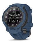 GARMIN smartwatch - INSTINCT CROSSOVER SOLAR - niebieski