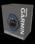 GARMIN smartwatch - INSTINCT CROSSOVER SOLAR - niebieski