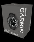 GARMIN smartwatch - INSTINCT CROSSOVER - czarny