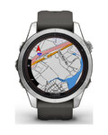 GARMIN smartwatch - FENIX 7S PRO SOLAR - antracyt/srebrny