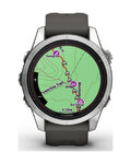 GARMIN smartwatch - FENIX 7S PRO SOLAR - antracyt/srebrny