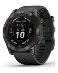 GARMIN smartwatch - FENIX 7X PRO SAPPHIRE SOLAR - czarny