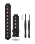 GARMIN pasek - FORERUNNER® 230 / 235 / 630 ND - czarny/czerwony