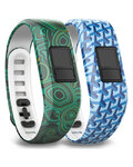 GARMIN zestaw pasków - JONATHAN ADLER - zielony/niebieski