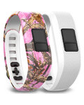 GARMIN zestaw pasków - PINKCAMO/WHITE - różowy/biały