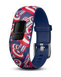 GARMIN pasek - CAPTAIN AMERICA - czerwony/niebieski