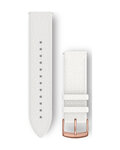 GARMIN pasek - QUICK RELEASE 20 MM 18K ROSE GOLD PVD - biały