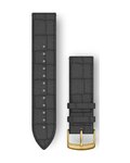 GARMIN pasek - QUICK RELEASE 20 MM 24K GOLD PVD - czarny