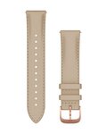 GARMIN pasek - QUICK RELEASE 20 MM18K ROSE GOLD PVD - beżowy
