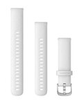GARMIN pasek - QUICK RELEASE 18 MM - biały/srebrny